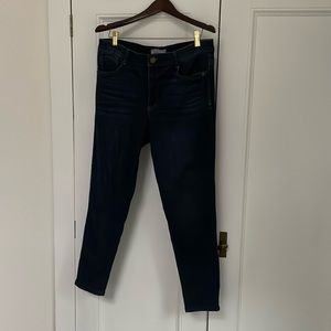 Wit and Wisdom dark denim skinny ankle jean. Size 12